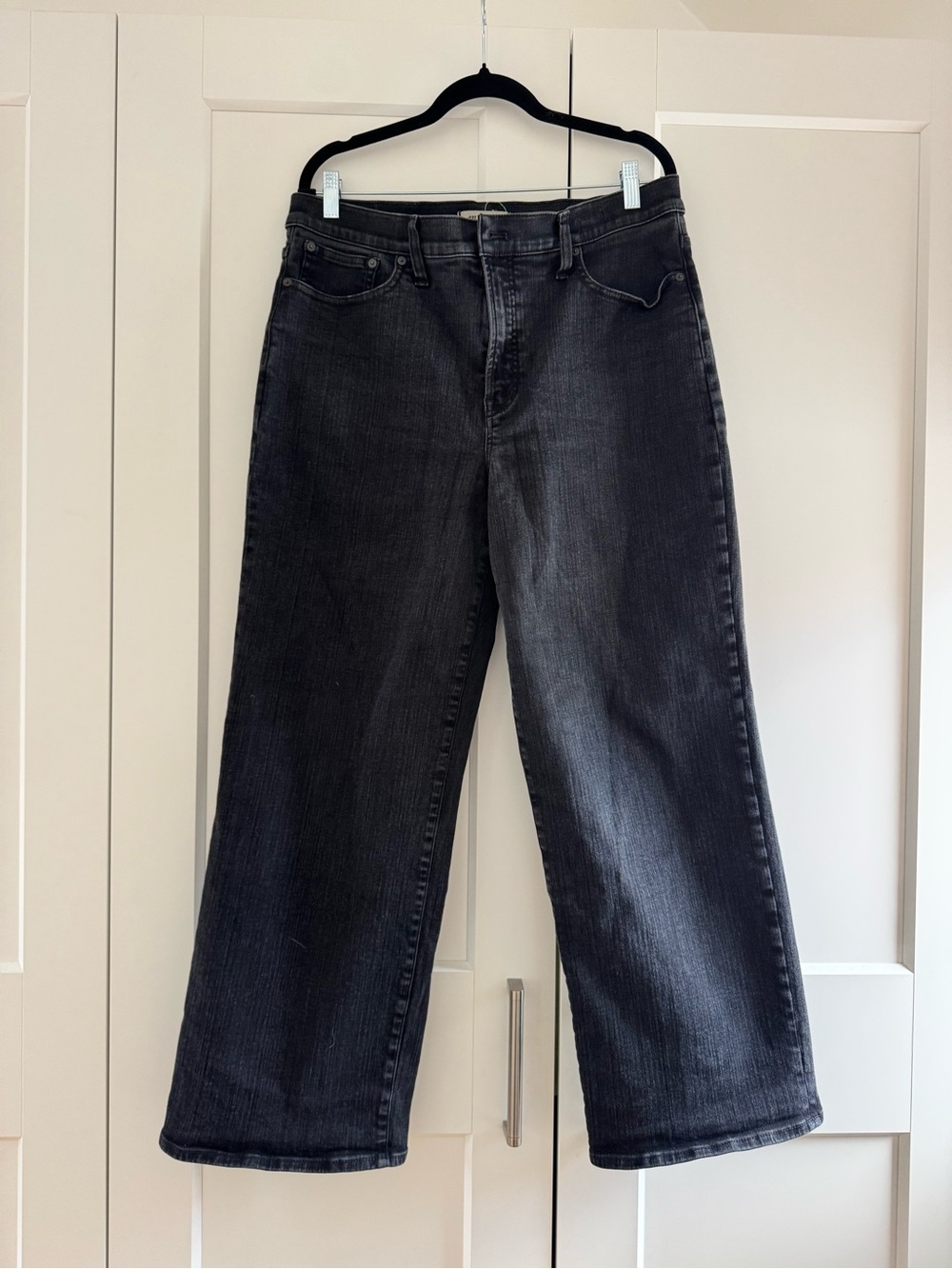 Madewell Black Wide-Leg Jeans
